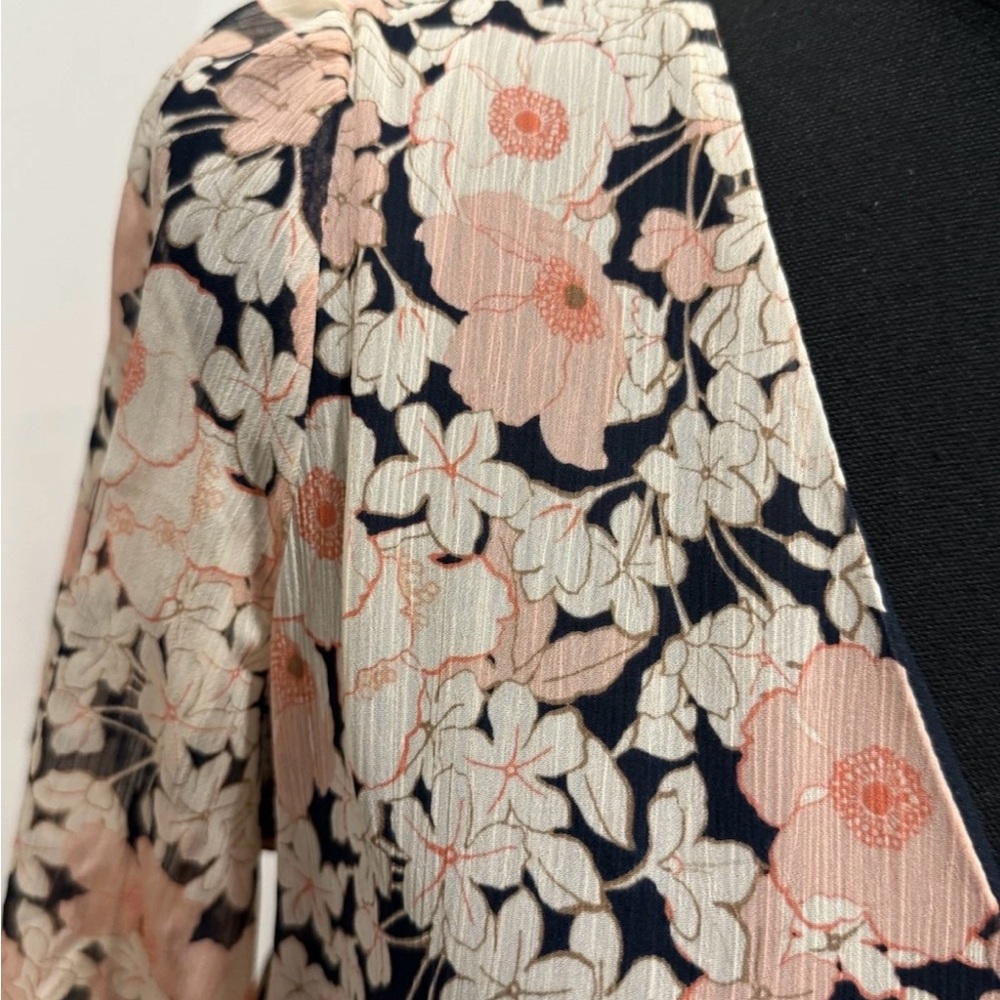 Tommy Hilfiger Women's Multicolor Floral Dress, Keyhole Back, Ruffles, Small NWT - Picture 8 of 15